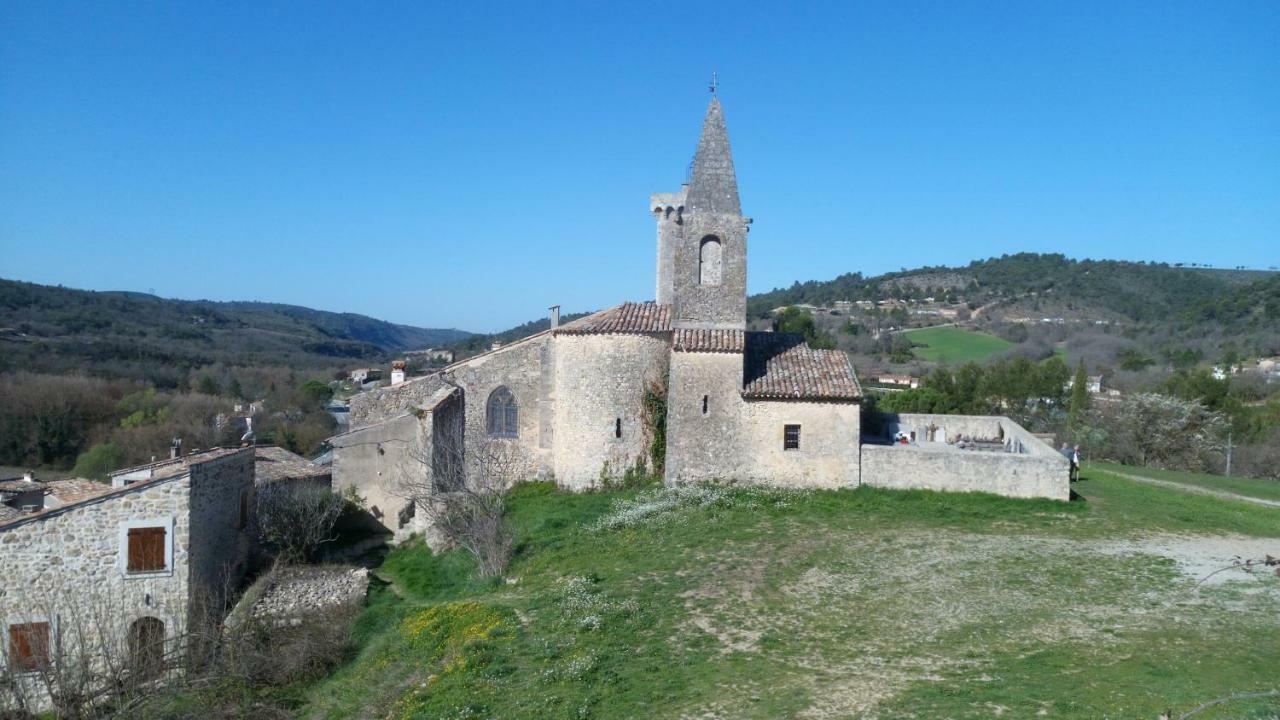 Chez Gilles Math Leilighet Saint-Martin-de-Brômes Eksteriør bilde